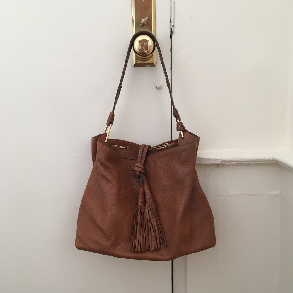 VINCE CAMUTO Hobo Tote with tassels